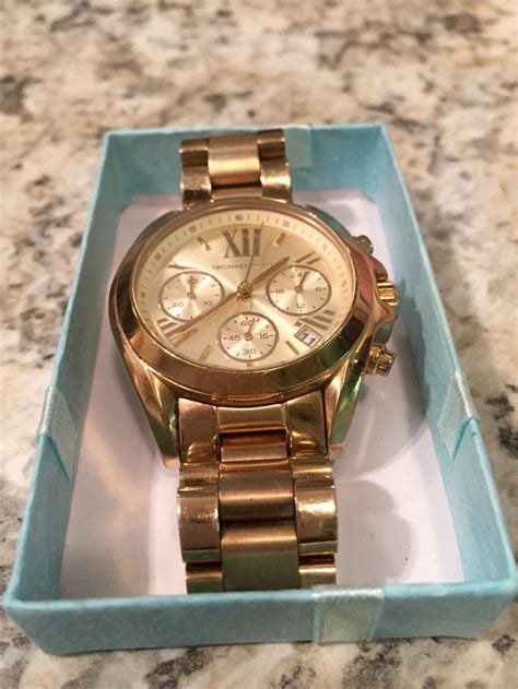 michael kors 5798 original price|Michael Kors champagne watch.